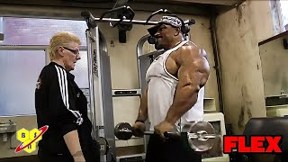 Build Big Delts With Roelly Winklaar  Shoulder Training With Grandma [upl. by Sixel]