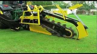 AFT 100 Cable  Pipe laying trencher httpwwwtrencherscouk [upl. by Jochbed]