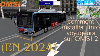 comment installer le mod HUD Lumiplan RATP sur OMSI 2 en 2024 [upl. by Airrat]