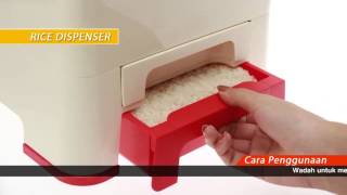 Tupperware Product Info  Rice Dispenser [upl. by Aiceled]