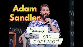 Adam Sandler talks HUSTLE Chris Farley Jack Nicholson amp more Happy Sad Confused [upl. by Ytsirhc]