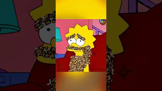 Lisas Face Swarmed by Bees 🤣😂simpsons shorts [upl. by Nagirrek495]