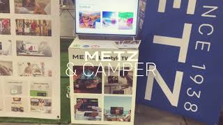 METZ Portable TV Debuts at Parma Caravan Show  A Showstopper in Italy [upl. by Nobile]