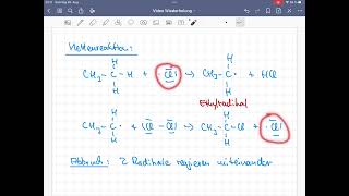 Radikalische Substitution von Ethan zu Chlorethan [upl. by Blondell676]