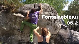 Fontainebleau Part 1  We are bouldering outside in France [upl. by Estes]