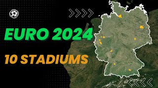 TOP 10 EURO 2024 STADIUMS  The Best Venues for Football Fans [upl. by Nyliret518]