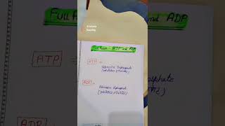 ATP or ADP ka full form  ADP or ATP full form Hindi and English  ytshort  ytviral  tranding [upl. by Bethesda]