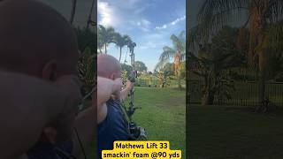 Mathews Lift 33 smacking foam at 90 yards [upl. by Pomfrey]