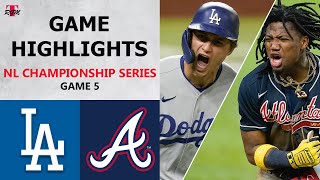 Los Angeles Dodgers vs Atlanta Braves Game 5 Highlights  NLCS 2020 [upl. by Ahsaei]