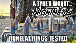 Spikes vs tyres SVI puts heavyduty runflat rings to the test [upl. by Sagerman]