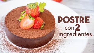 POSTRE con 2 INGREDIENTES Sin Horno 🍫  Postres Fáciles y Rápidos [upl. by Sedruol]