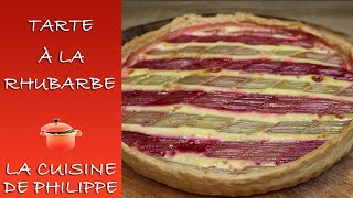 Tarte a la rhubarbe [upl. by Julio]