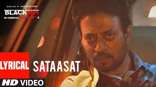 Sataasat Lyrical Video Song  Blackmail  Irrfan Khan  Amit Trivedi  Amitabh Bhattacharya [upl. by Ennovaj]