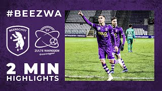 K BEERSCHOT VA 33 ZULTE WAREGEM  SEBAOUI SECURES DRAW WITH HIS FIRST GOAL FOR BEERSCHOT [upl. by Eda]