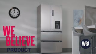 Hoover HSF818FXWDK NonPlumbed Frost Free American Fridge Freezer [upl. by Iris121]