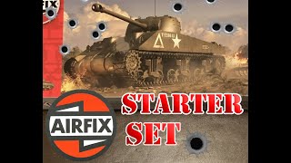 Airfix starter set A68221 SHERMAN FIREFLY TRIBUTE BUILD [upl. by Seena]