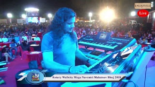 Live Navratri 2018  Day 4  Mayur Soni  Rotary WallCity Bhuj  Hill Garden [upl. by Ydnyl]