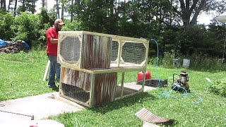 How To Build A Pastured Rabbit Tractor [upl. by Ard]