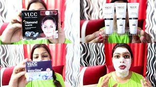 VLCC Diamond Bleach amp VLCC Diamond Facial At Home  Review amp Demo [upl. by Nnyloj]