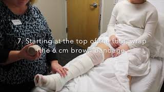 Lymphedema Instructional Video  Lower Extremity [upl. by Ming]