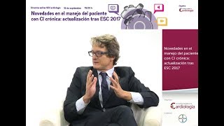 Novedades en el manejo del paciente con cardiopatía isquémica crónica actualización tras ESC 2017 [upl. by Nnaitak]