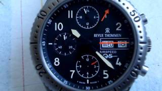 Revue Thommen Pilot Automatic Chronograph [upl. by Ahtebbat]