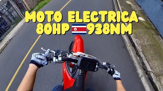 🇨🇷 Probando MOTO ELECTRICA de 80HP en CR  STARK VARG FT​⁠ DOGSTREETRIDERCR [upl. by Olwena344]