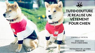 Tuto Couture  Je monte un vêtement pour chien [upl. by Annovy361]