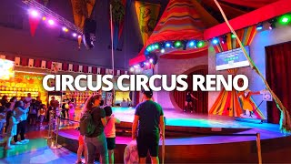 Exploring Circus Circus in Downtown Reno Nevada USA Walking Tour circuscircus reno renonevada [upl. by Adnerb]