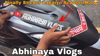 Finally Tesla Ma Sticker Haaniyo 😁  Abhinaya Vlogs [upl. by O'Connell573]