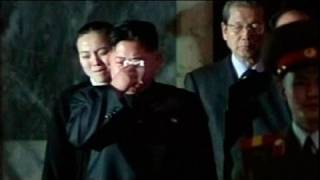 Kim Jongun sheds tears at wake for dead father [upl. by Cita]