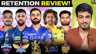 My IPL 2025 Teams Retentions Review 🤯🔥  Part 2  IPL 2025 Retention List [upl. by Rolo162]