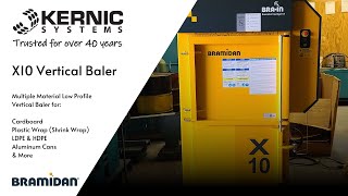 Bramidan X10 HD Vertical Baler [upl. by Shuping]