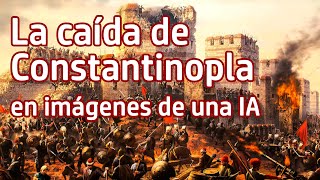 La caída de Constantinopla según una IA de imágenes [upl. by Ayhdiv]