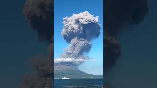 Eruption of Sakurajima volcano Japan July 29 2024 [upl. by Droffig]