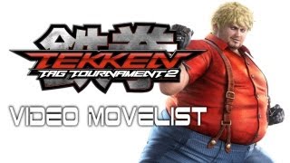 Tekken Tag Tournament 2  Bob Video Movelist [upl. by Kipp768]