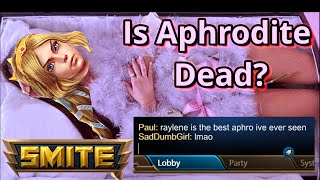 Is Aphrodite Dead Season 8 Smite Ranked Montage [upl. by Fevre215]