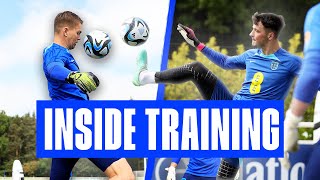 GK 18 Goal Thriller Head Tennis 🤩 Shot Stopping amp Passing Out From The Back  GK Inside Training [upl. by Aivax]