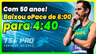 COM 50 ANOS ELE SAIU DO PACE DE 600 PARA 440 NOS 5KM [upl. by Yur197]