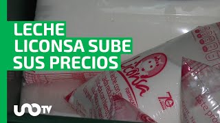 Leche Liconsa incrementa el precio del litro en todo el país [upl. by Enorel]