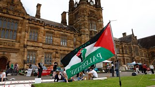 ‘AntiIsrael extremists’ ProPalestine encampments across Australian universities [upl. by Manlove532]