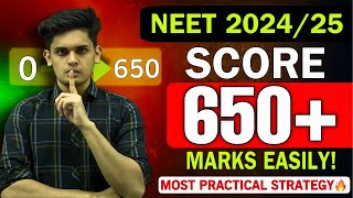 Neet 2024 How to Score 650 Marks🔥 Most Practical Strategy Prashant Kirad [upl. by Rosina285]