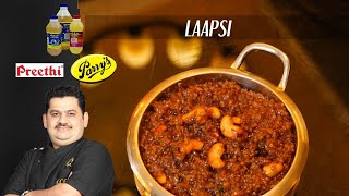 Venkatesh Bhat makes Laapsi sweet dish  Indian Sweets  North Indian Desserts [upl. by Thomasine]