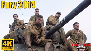 Fury 2014 German Nazi Battalion is coming Before the last battle 4K ultra HD 2160p [upl. by Nueormahc682]