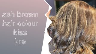 ash brown hair coler krne ke simpal technique ash colour krne ka sahi treka ash hair colour kise kre [upl. by Ysabel]