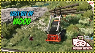 Skidsteer Madness EP2 Last Bit Of Wood [upl. by Letrice476]