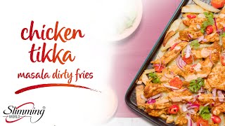 Slimming World chicken tikka masala dirty fries  full recipe in the description below [upl. by Oaht]