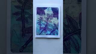 Gel printing asmr printmaking monoprint asmrvideo gelprinting [upl. by Orin733]