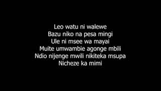 Trio Mio  cheza kama wewe ft Mejja x Belly The Goon  official music lyrics [upl. by Odnavres]