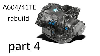 A60441TE Transmission Rebuild at home Part 4 [upl. by Breh]